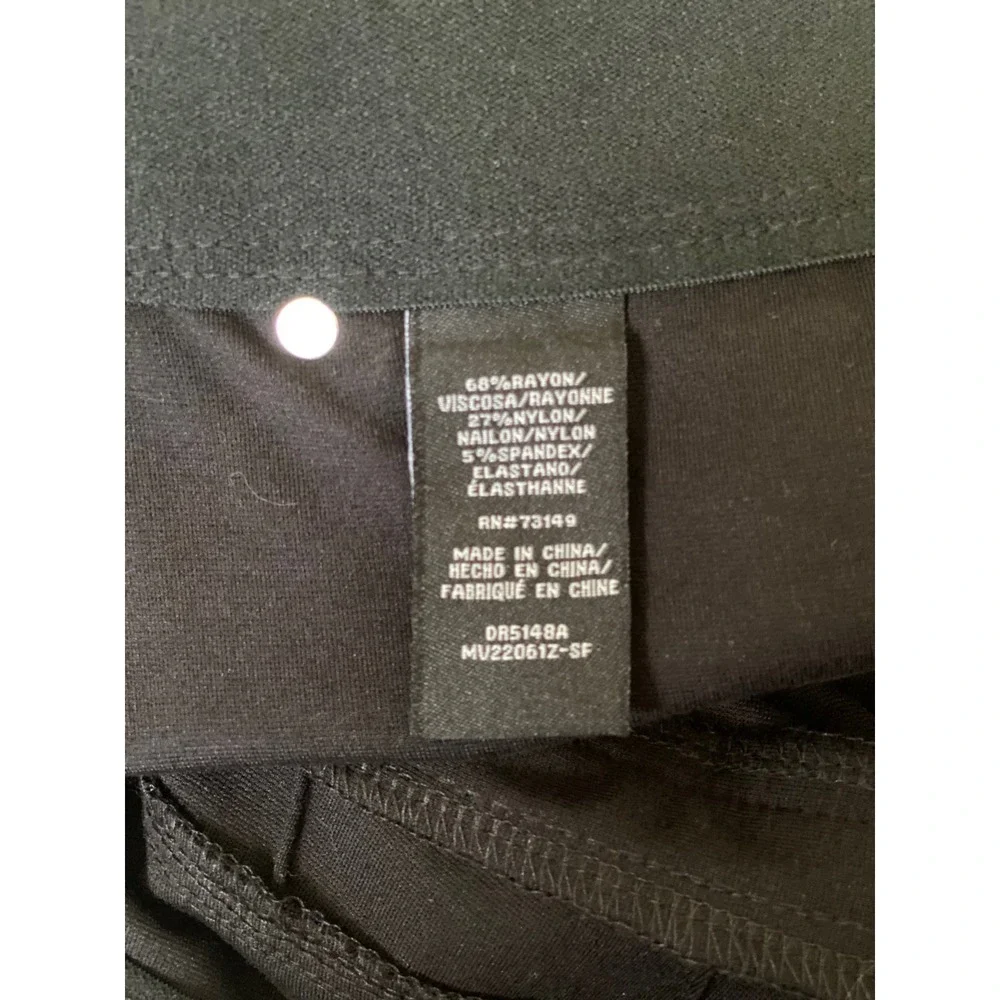 One5One Love My Fit Goddess Fit Black Flared Dress Pants Trousers  Size 12/31